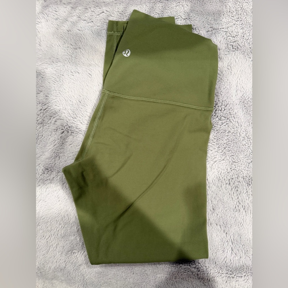 Lululemon align leggings, size 6, sage green